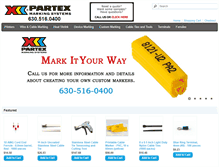 Tablet Screenshot of partex-direct.com